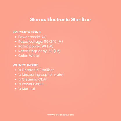 Electronic Steamer/Sterilizer